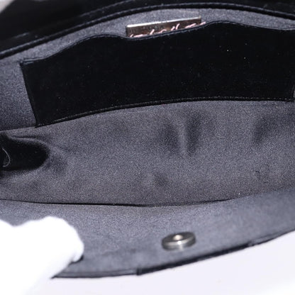 Bottega Veneta Vintage handbag Velvet, BLACK, VELVET, Handbag