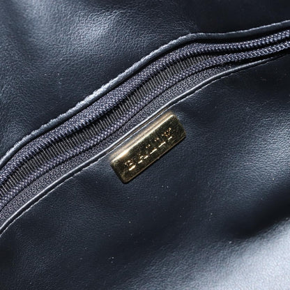 Bally Vintage Handbag Quilted Leather, BLACK, LEATHER, Handbag