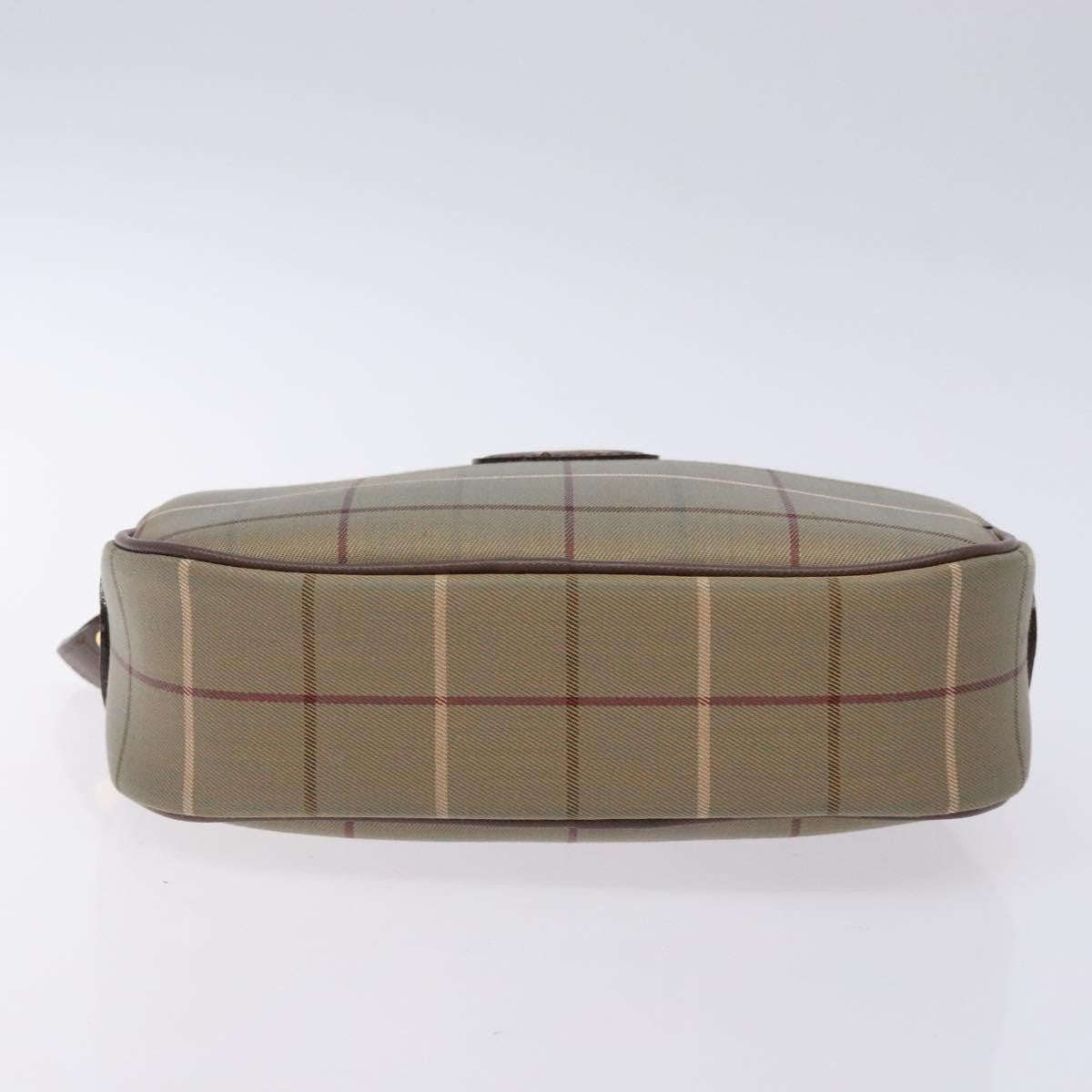 Burberry Nova check Pochette Canvas, BEIGE, CANVAS, Clutche & pouche