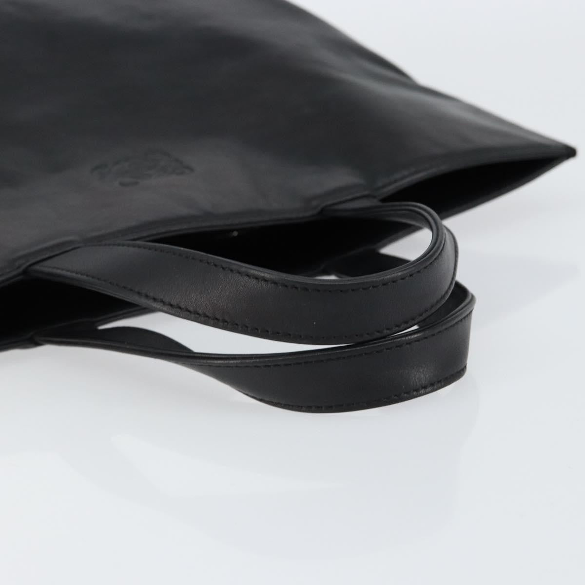 Loewe Vintage Anagram Tote Leather, BLACK, LEATHER, Tote bag