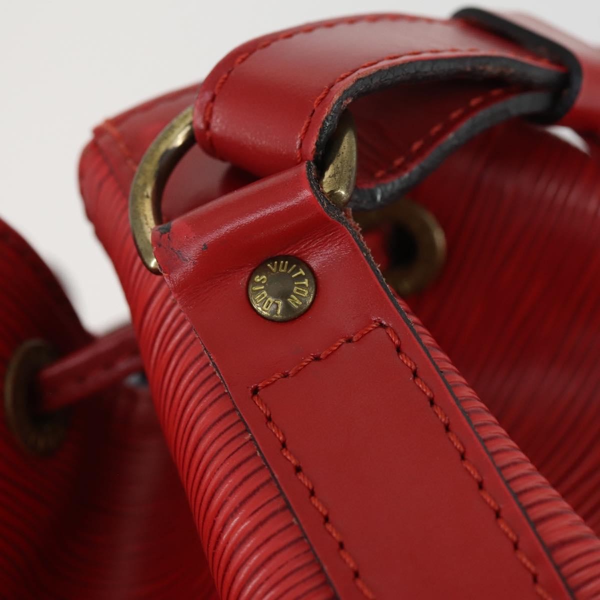 Louis Vuitton Noe Handbag Epi Leather, RED, LEATHER, Shoulder bag