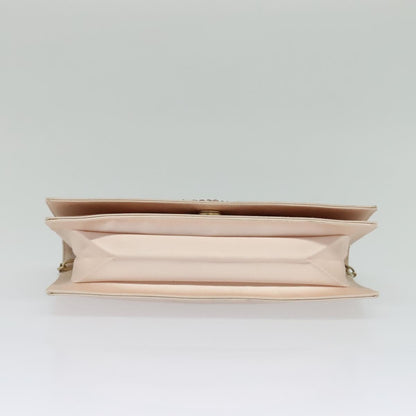 Chanel Camellia Diamante Convertible Clutch Crystal Embellished Satin, PINK, SATIN, Shoulder bag