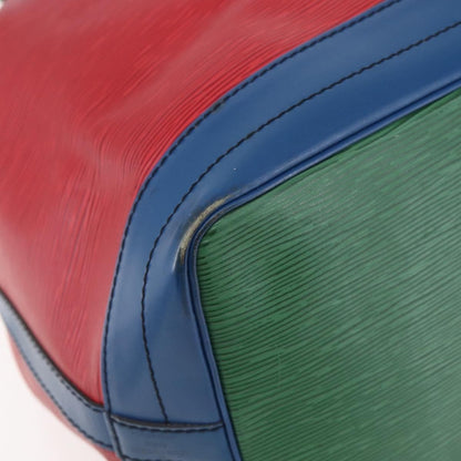 Louis Vuitton Tricolor Noe Handbag Epi Leather, RED, LEATHER, Shoulder bag
