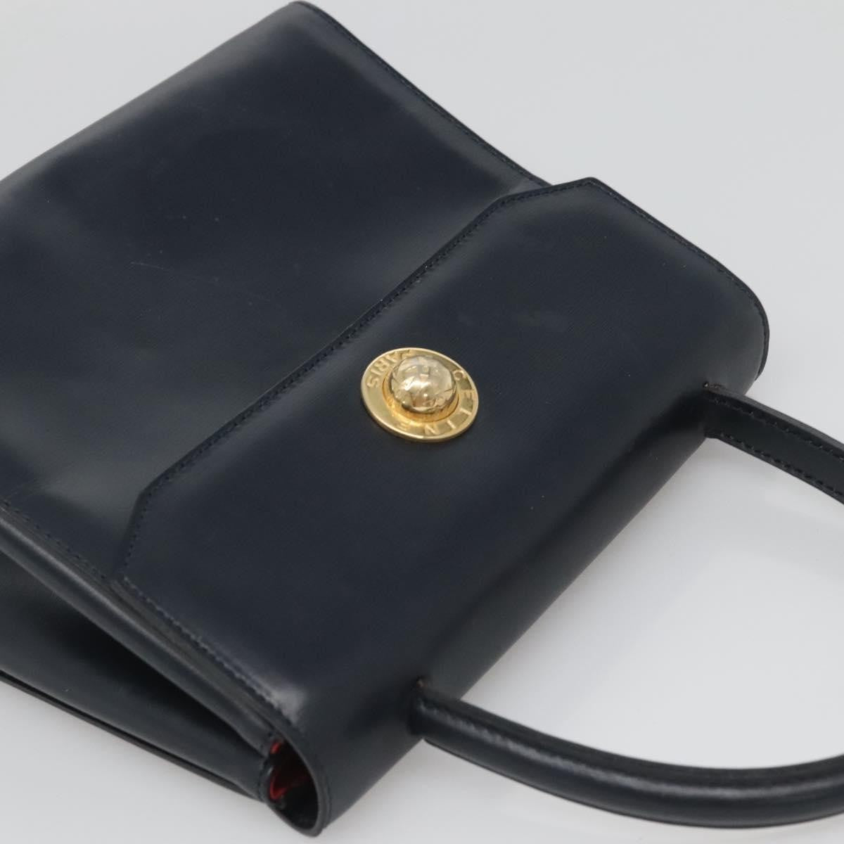 Celine Handbag Leather, NAVY, LEATHER, Handbag