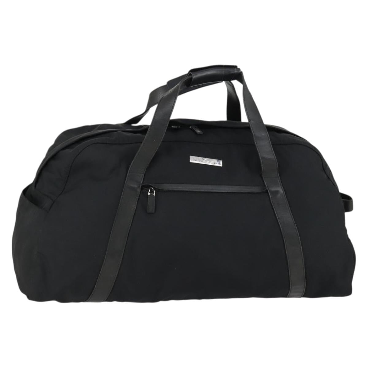 Gucci Travel Boston Bag Nylon, BLACK, NYLON, Travel bag