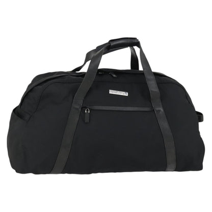 Gucci Travel Boston Bag Nylon, BLACK, NYLON, Travel bag
