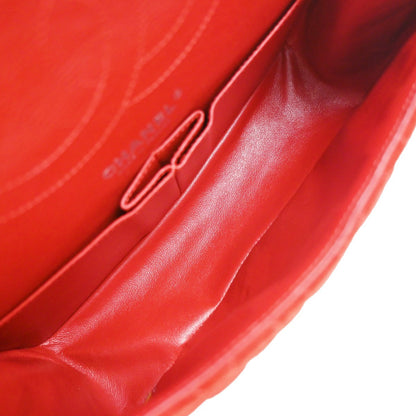 Chanel Reissue 2.55 Flap Bag Quilted Suede with Metallic Calfskin, RED, SUEDE, Shoulder bag