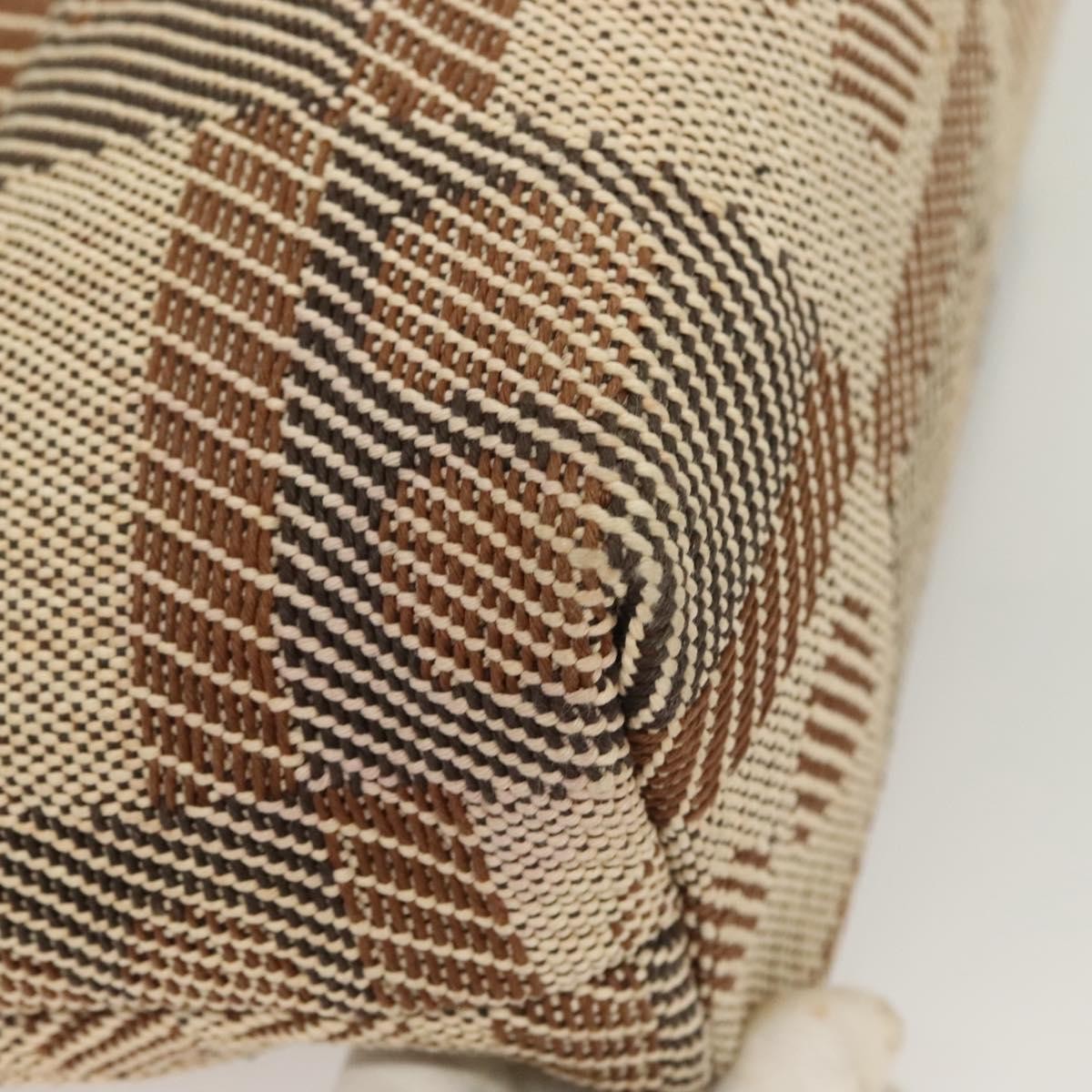 Bally Vintage Tote Bag Canvas, BROWN, CANVAS, Tote bag