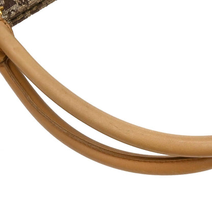 Christian Dior Trotteur Tote Bag Canvas, BROWN, CANVAS, Tote bag