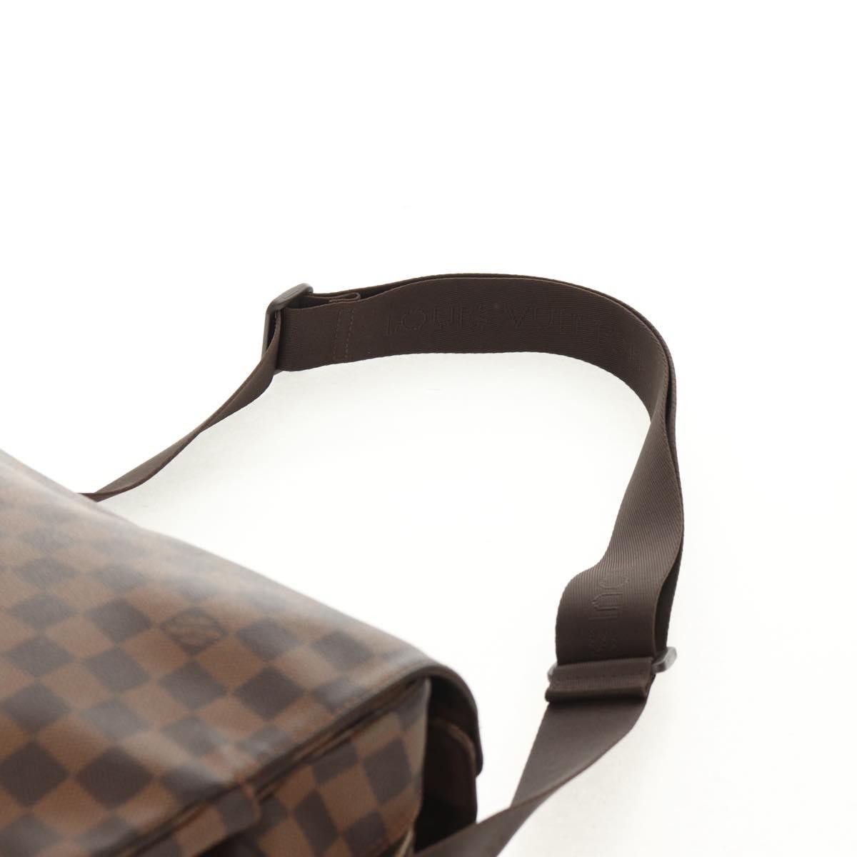 Louis Vuitton Naviglio Handbag Damier, BROWN, CANVAS, Shoulder bag