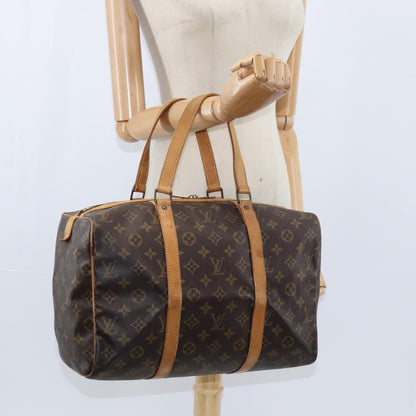 Louis Vuitton Sac Souple Handbag Monogram Canvas, BROWN, CANVAS, Travel bag