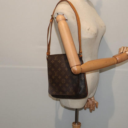 Louis Vuitton Musette Handbag Monogram Canvas, BROWN, CANVAS, Shoulder bag