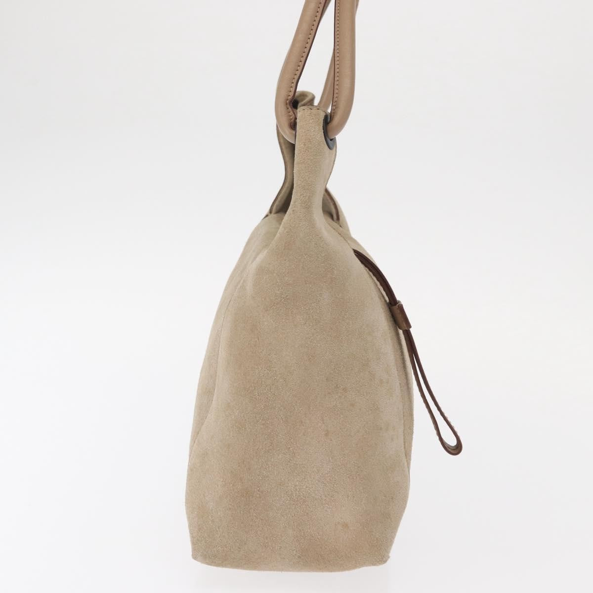 Gucci Vintage Handbag Suede, BEIGE, SUEDE, Handbag