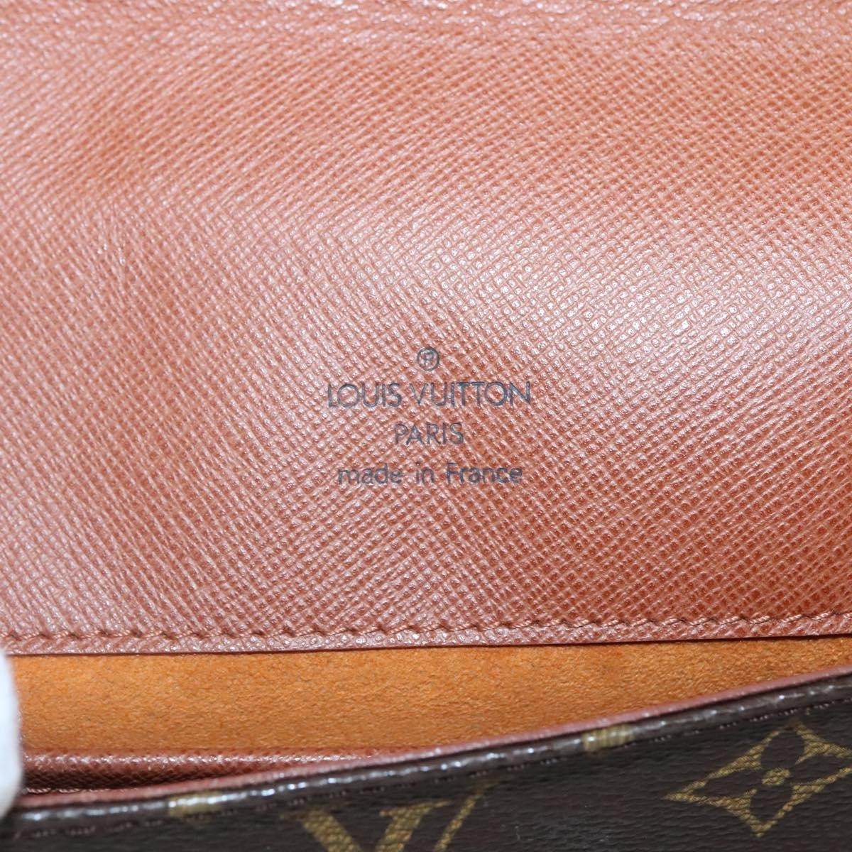 Louis Vuitton Musette Tango Handbag Monogram Canvas, BROWN, CANVAS, Handbag