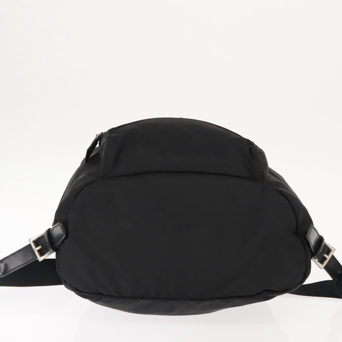 Prada Front Pocket Backpack Tessuto, BLACK, NYLON, Backpack