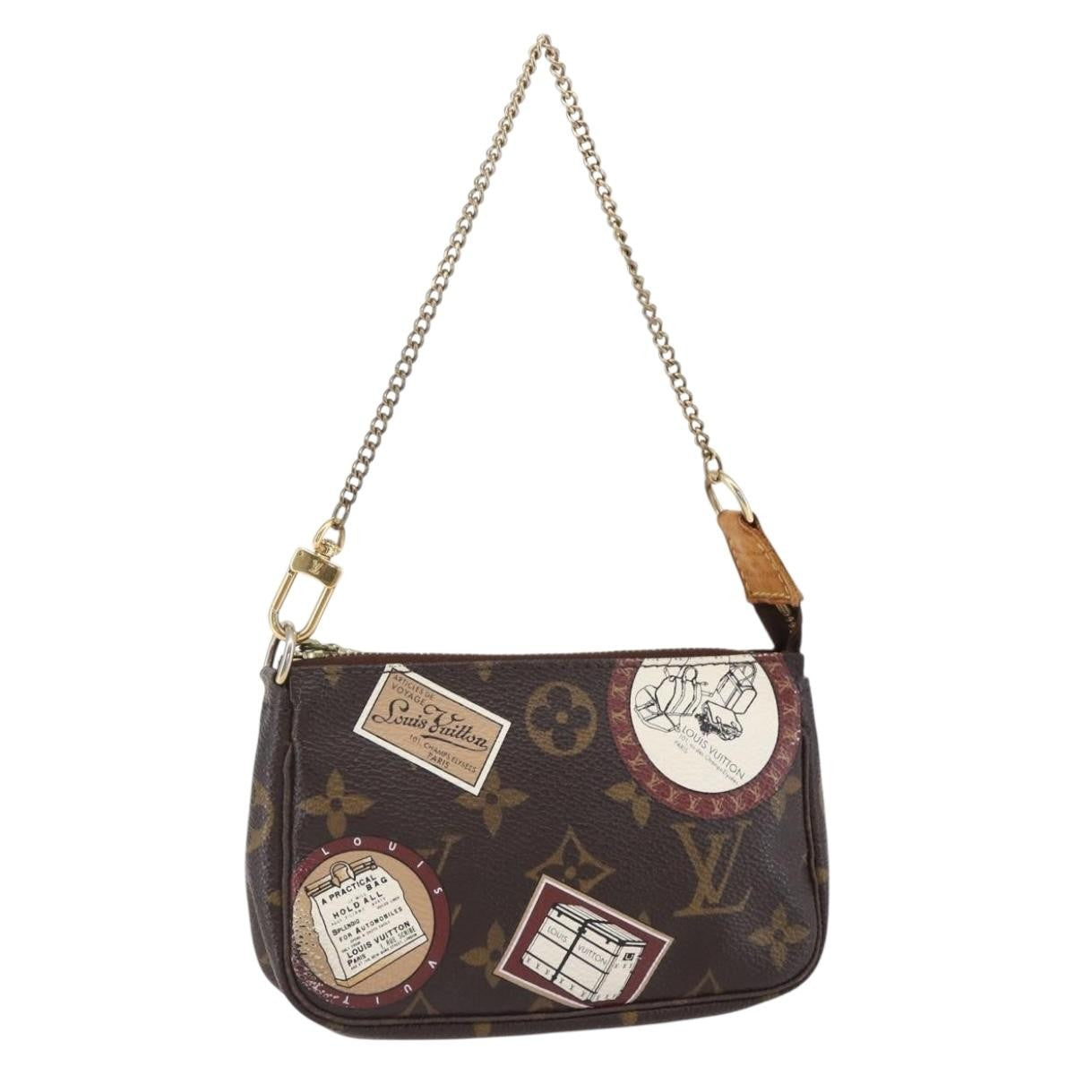 Louis Vuitton Pochette Accessoires Limited Edition Monogram Canvas, BROWN, CANVAS, Clutche & pouche