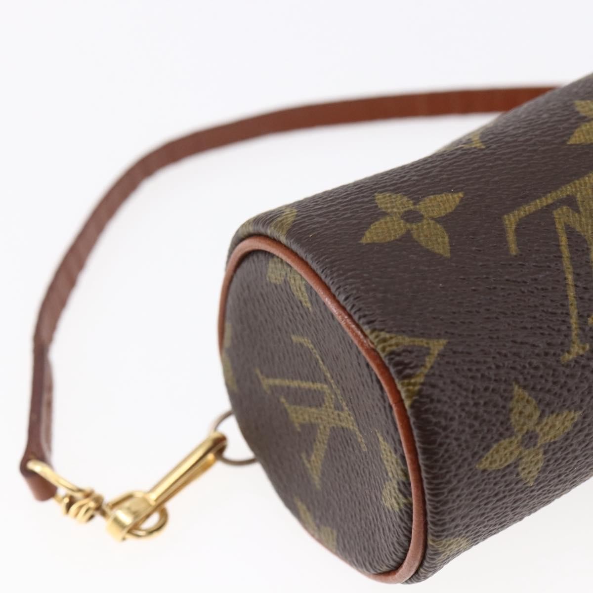 Louis Vuitton Papillon Pochette Monogram Canvas, BROWN, CANVAS, Handbag