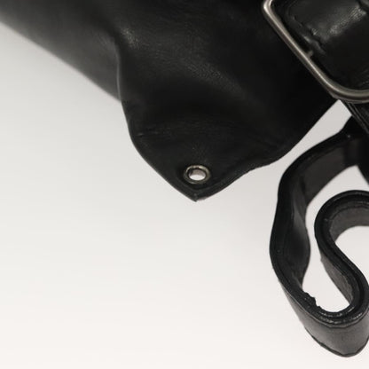 Bottega Veneta Utility Waist Bag Leather with Intrecciato, BLACK, LEATHER, Clutche & pouche