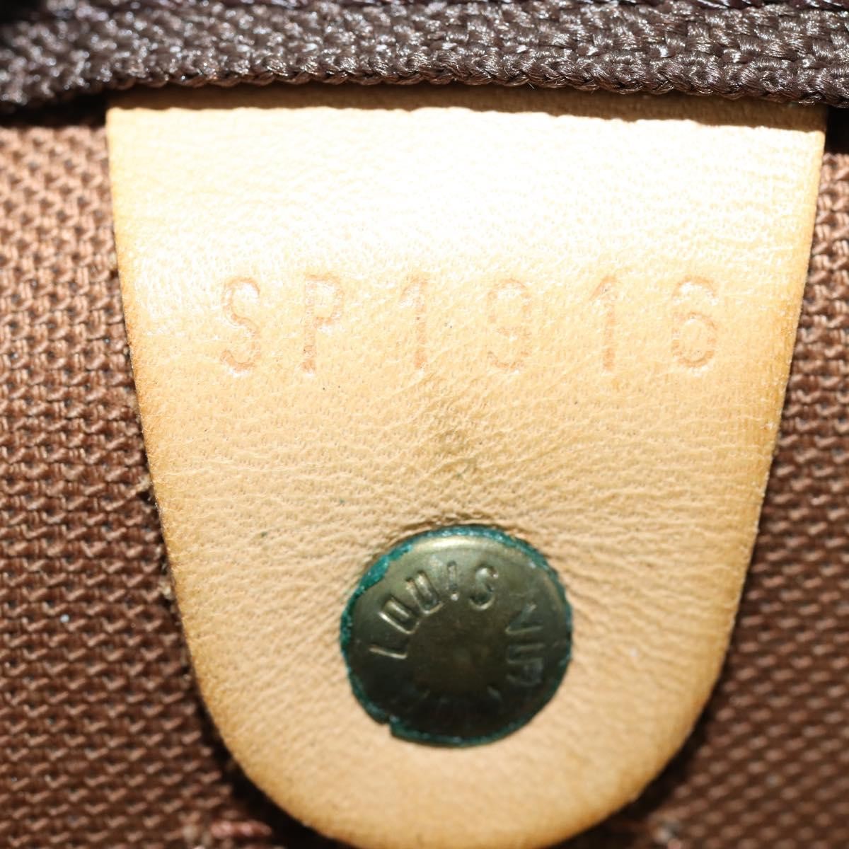 Louis Vuitton Keepall Bag Monogram Canvas, BROWN, CANVAS, Travel bag