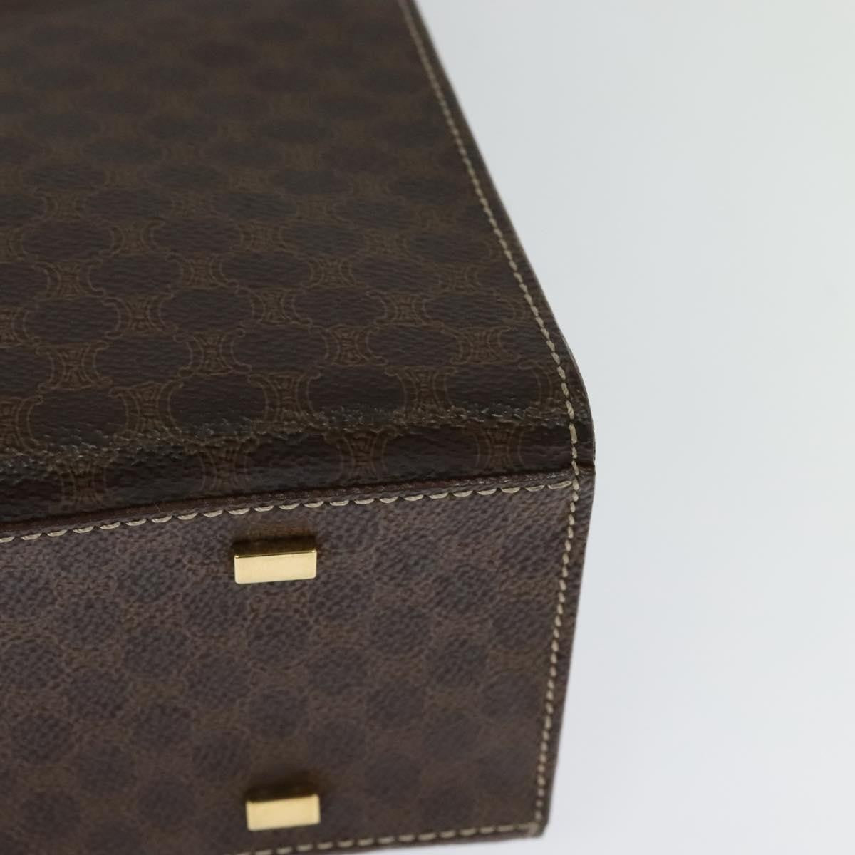 Celine Triomphe vintage handbag Macadam canvas, BROWN, CANVAS, Handbag