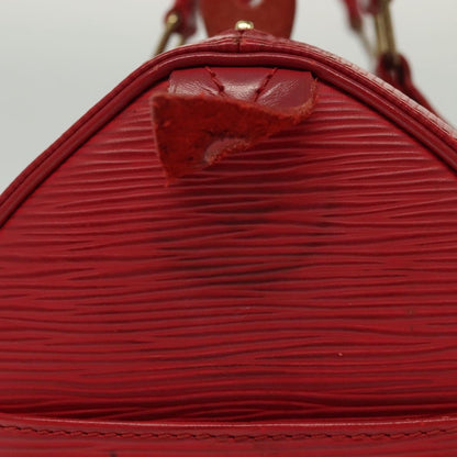 Louis Vuitton Speedy Handbag Epi Leather, RED, LEATHER, Handbag