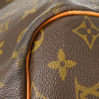 Louis Vuitton Keepall Bandouliere Bag Monogram Canvas, Brown, Canvas, Travel Bag