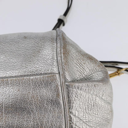 Chloe Paddington Lock Handbag Leather, SILVER, LEATHER, Handbag