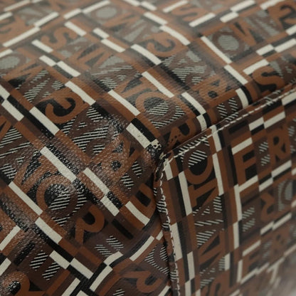 Salvatore Ferragamo Vintage Handbag Canvas, BROWN, CANVAS, Handbag