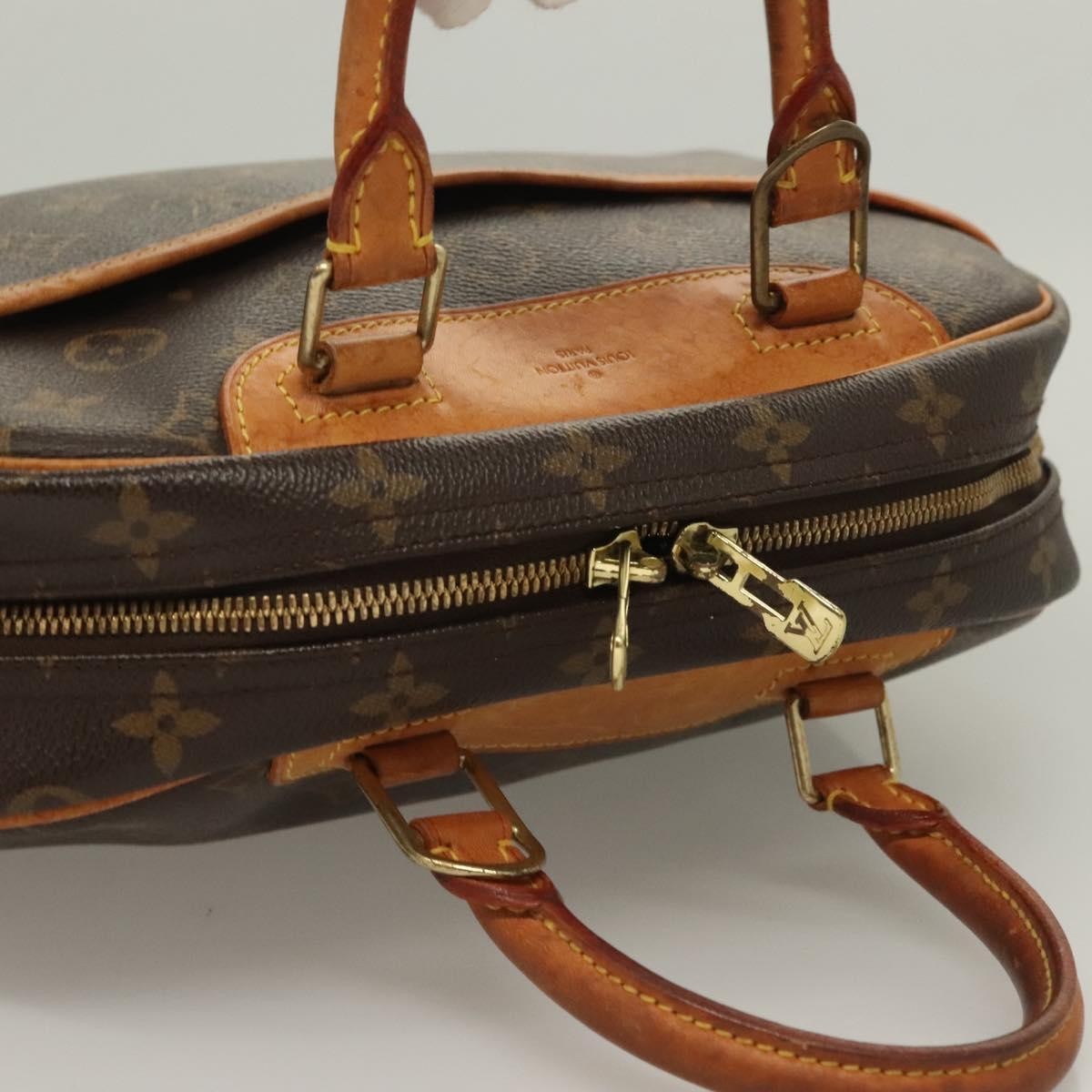 Louis Vuitton Trouville Handbag Monogram Canvas, BROWN, CANVAS, Handbag