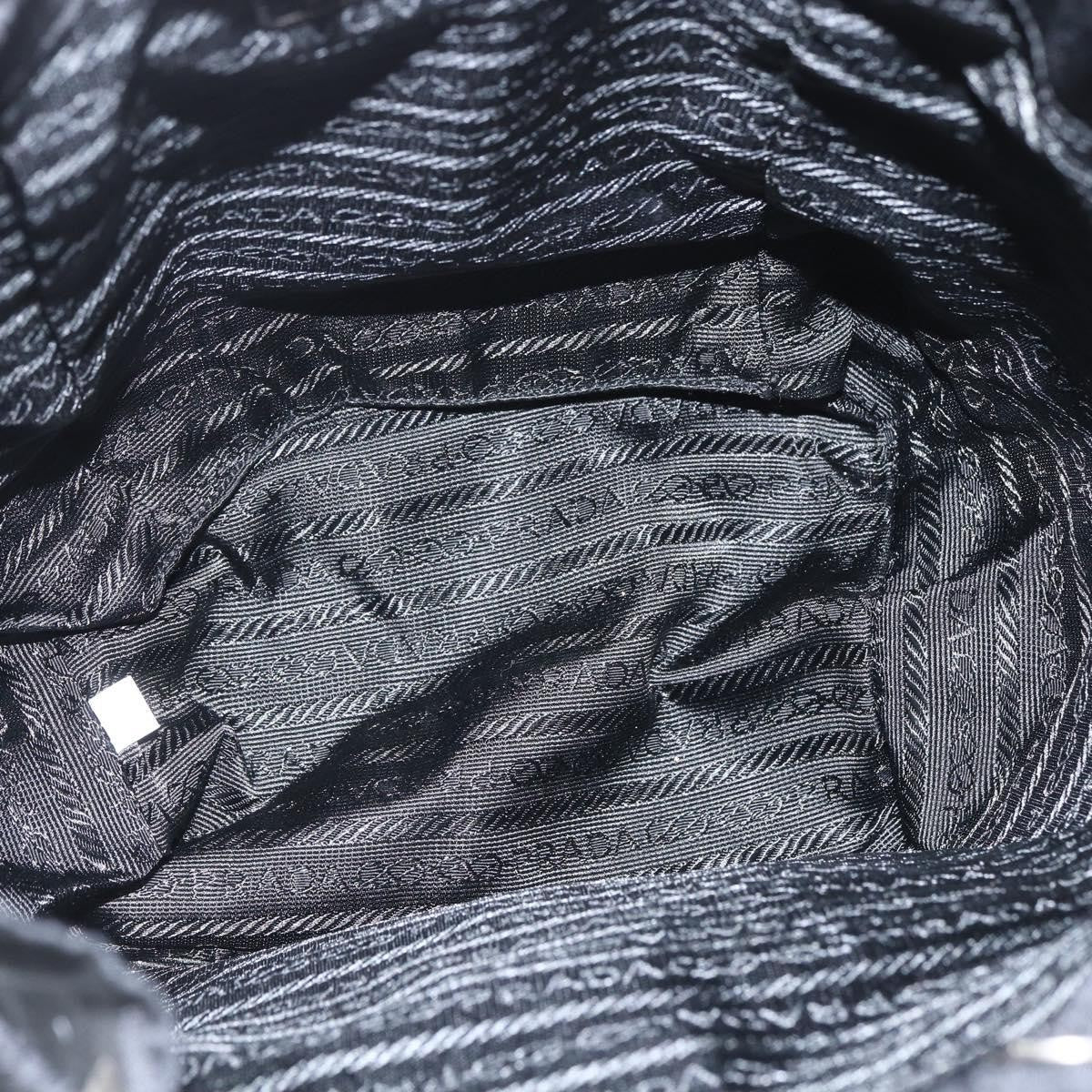 Prada Front Pocket Backpack Tessuto, BLACK, NYLON, Backpack