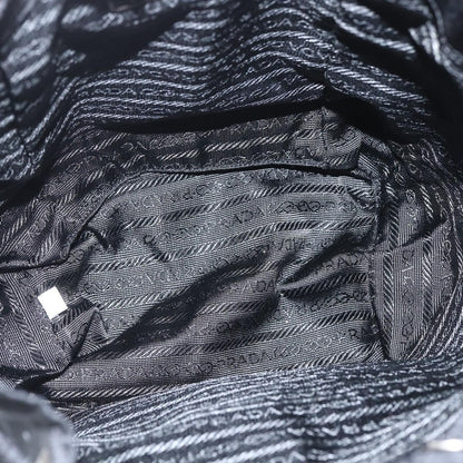 Prada Front Pocket Backpack Tessuto, BLACK, NYLON, Backpack