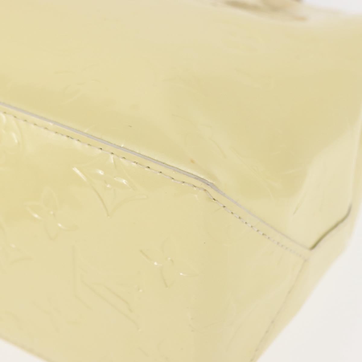 Louis Vuitton Reade Handbag Monogram Vernis, YELLOW, PATENT_LEATHER, Handbag