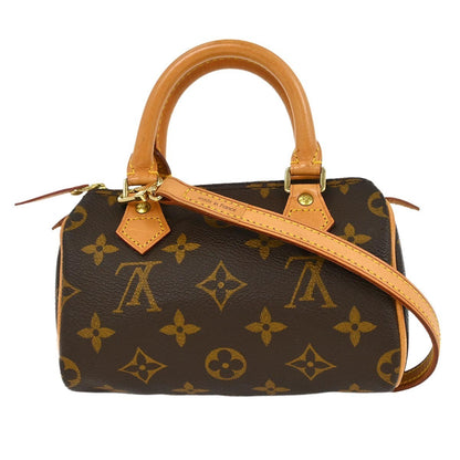 Louis Vuitton Speedy Mini HL Handbag Monogram Canvas, BROWN, CANVAS, Handbag