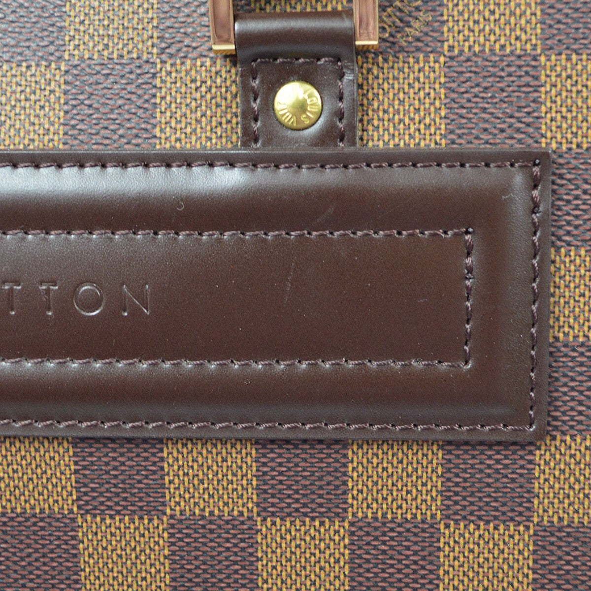 Louis Vuitton Nolita Satchel Damier, BROWN, CANVAS, Handbag
