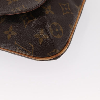 Louis Vuitton Musette Salsa Handbag Monogram Canvas, BROWN, CANVAS, Shoulder bag