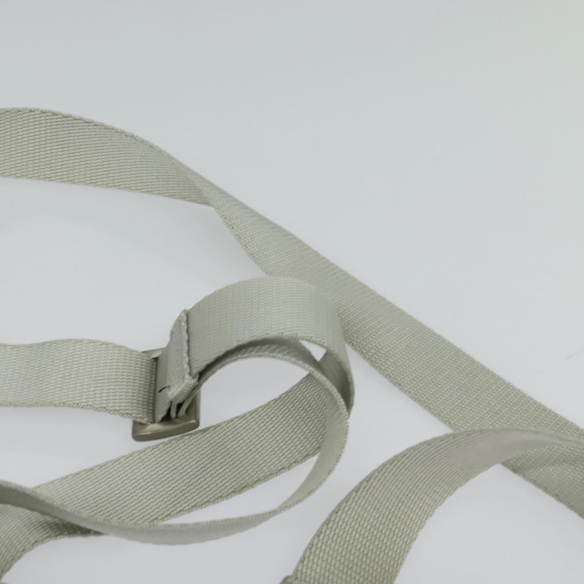 Prada Sport Zip Shoulder Bag Cotton, SILVER, COTTON, Shoulder bag