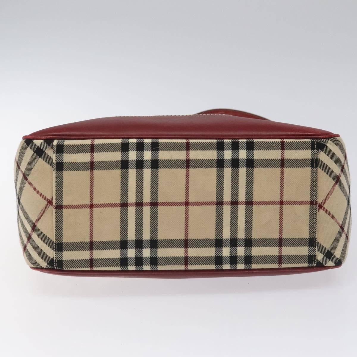 Burberry Shoulder Bag Nova Check Canvas, BEIGE, CANVAS, Shoulder bag