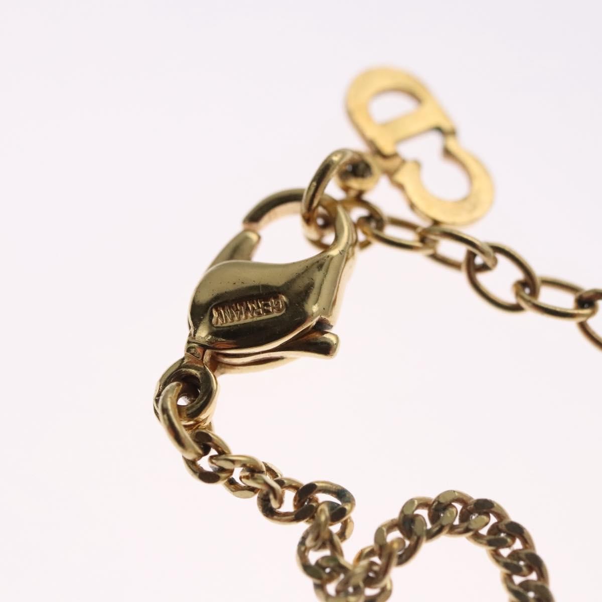 Christian Dior CD Pendant Necklace Metal, GOLD, METAL, Necklace