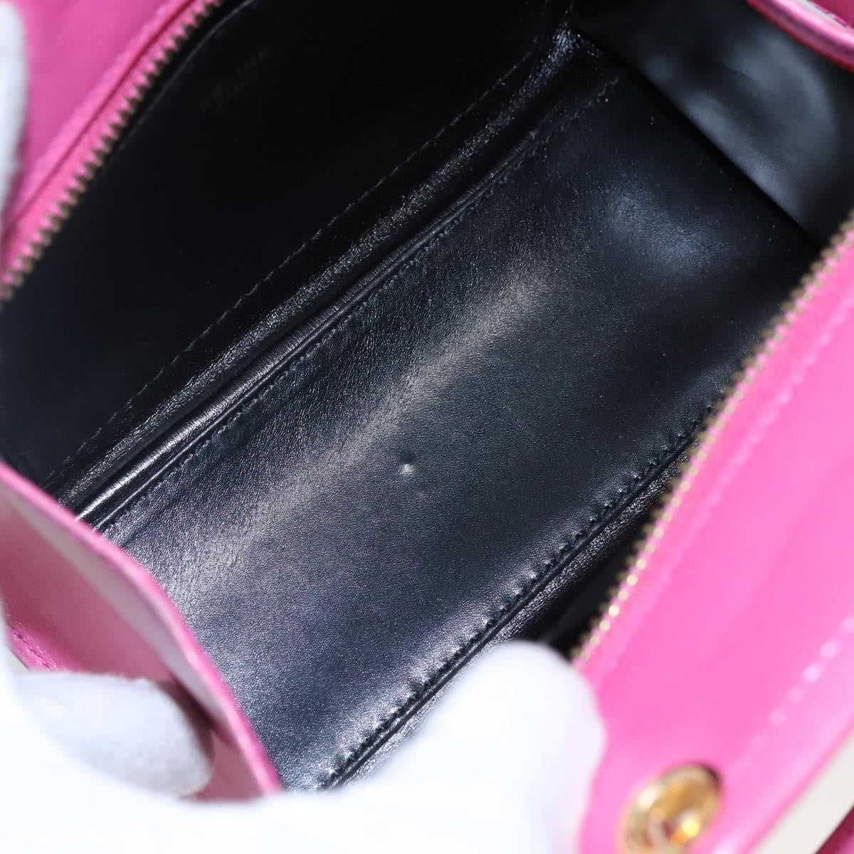 Celine Handbag Leather, PINK, LEATHER, Handbag