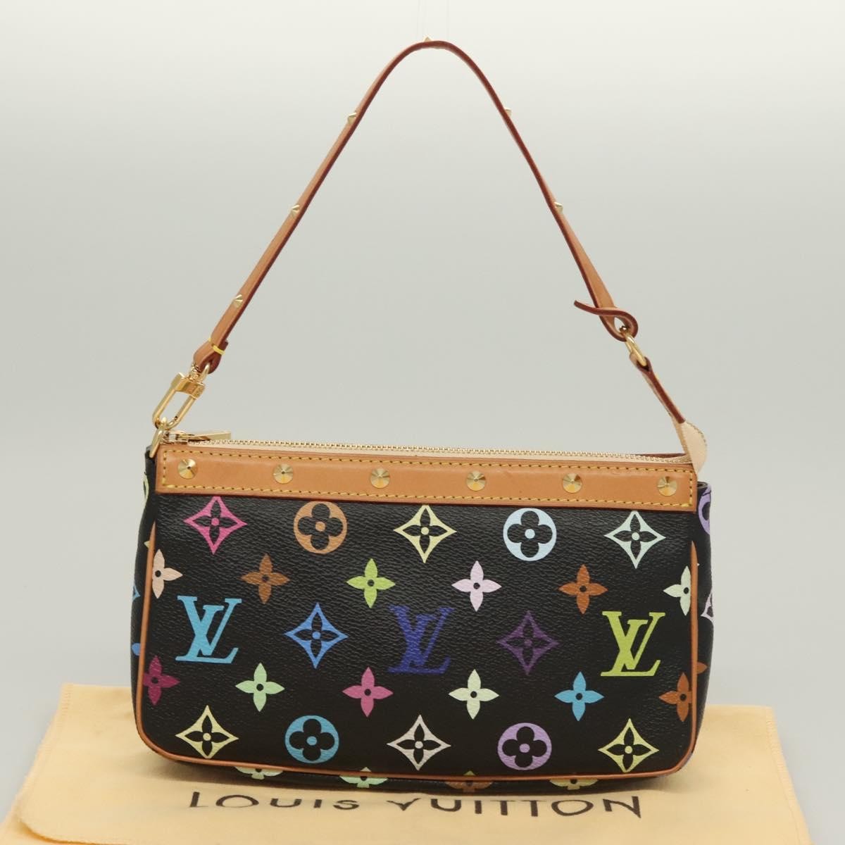 Louis Vuitton Pochette Accessoires Monogram Multicolor, MULTICOLOUR, CANVAS, Clutche & pouche