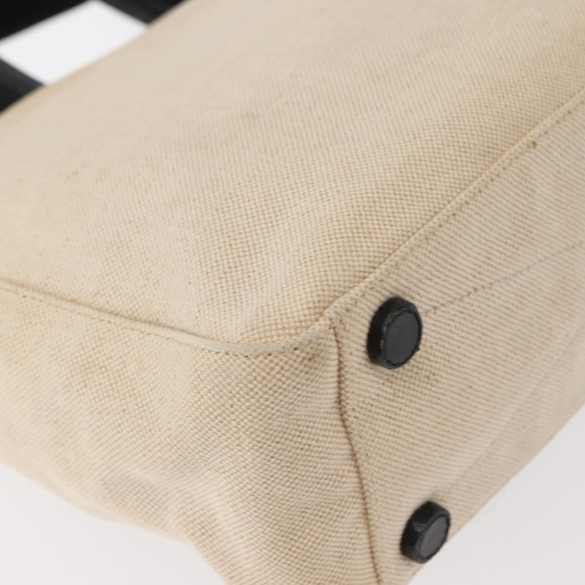 Prada Vintage Handbag Canvas, BEIGE, CANVAS, Handbag