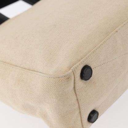Prada Vintage Handbag Canvas, BEIGE, CANVAS, Handbag
