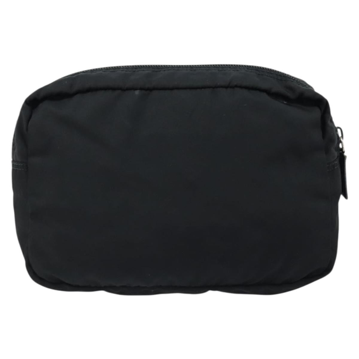 Prada Vintage Pouch Tessuto, BLACK, NYLON, Clutche & pouche