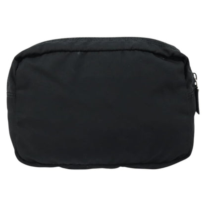 Prada Vintage Pouch Tessuto, BLACK, NYLON, Clutche & pouche