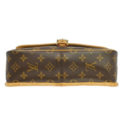 Louis Vuitton Sologne Handbag Monogram Canvas, Brown, Canvas, Shoulder Bag
