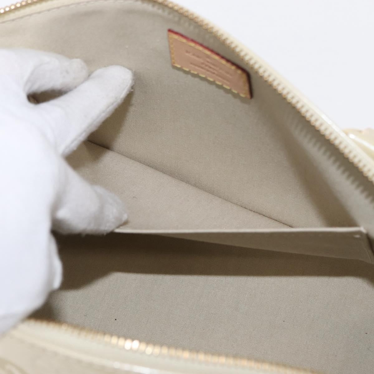 Louis Vuitton Sherwood Handbag Monogram Vernis, BEIGE, PATENT_LEATHER, Handbag