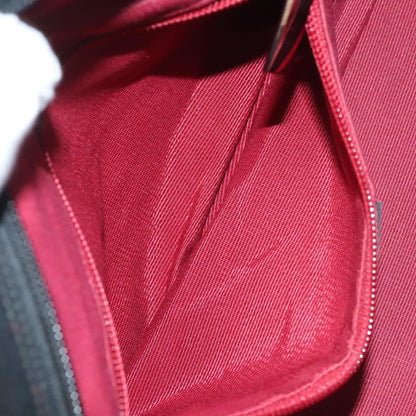 Salvatore Ferragamo Gancini handbag Suede, BLACK, SUEDE, Handbag