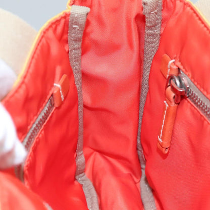 Prada Vintage Handbag Tessuto, YELLOW, NYLON, Handbag