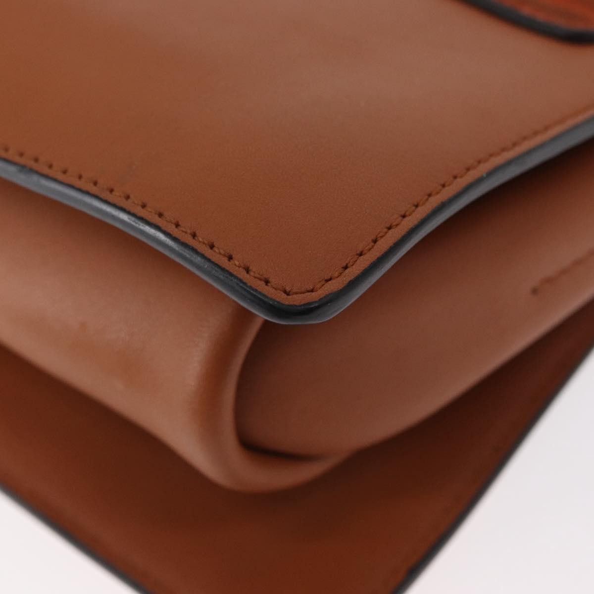 Chloe Faye Shoulder Bag Leather and Suede, BROWN, SUEDE, Shoulder bag