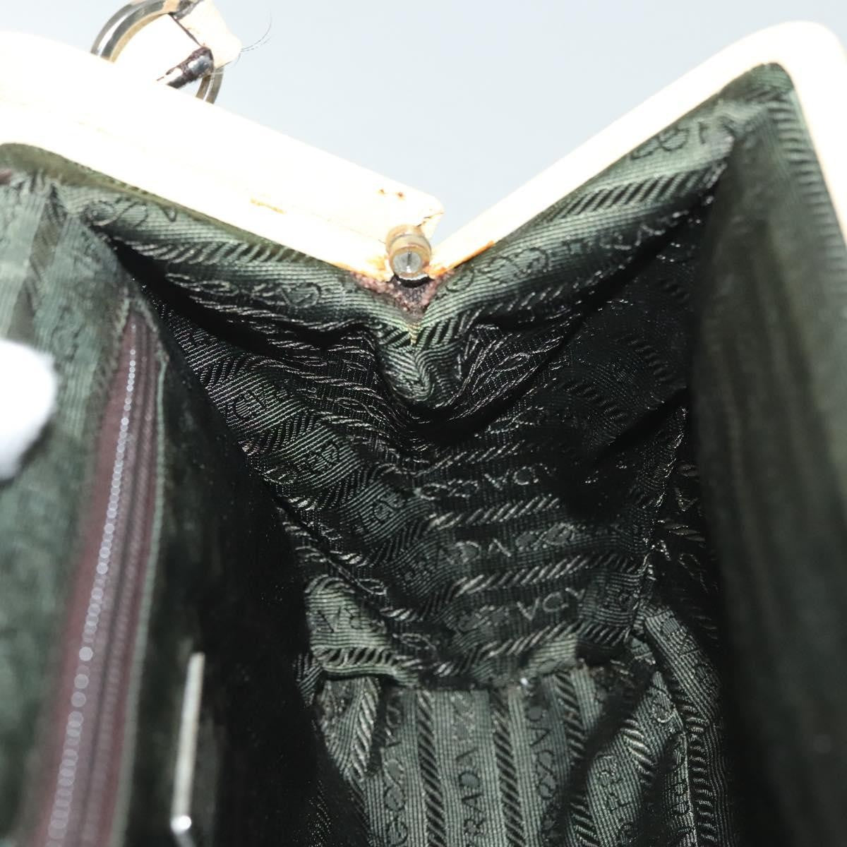 Prada Vintage Handbag Canvas, BEIGE, CANVAS, Handbag